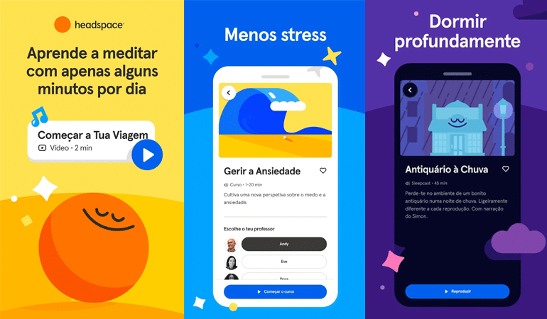 aplicativos para meditação